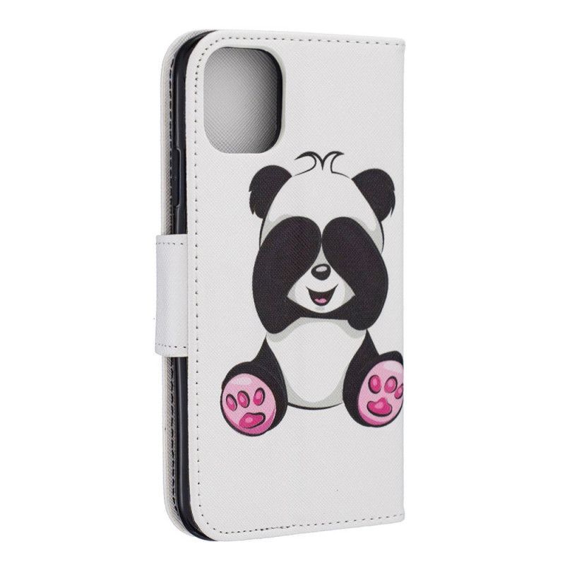 Kožený Kryt Iphone 11 Panda Zábava