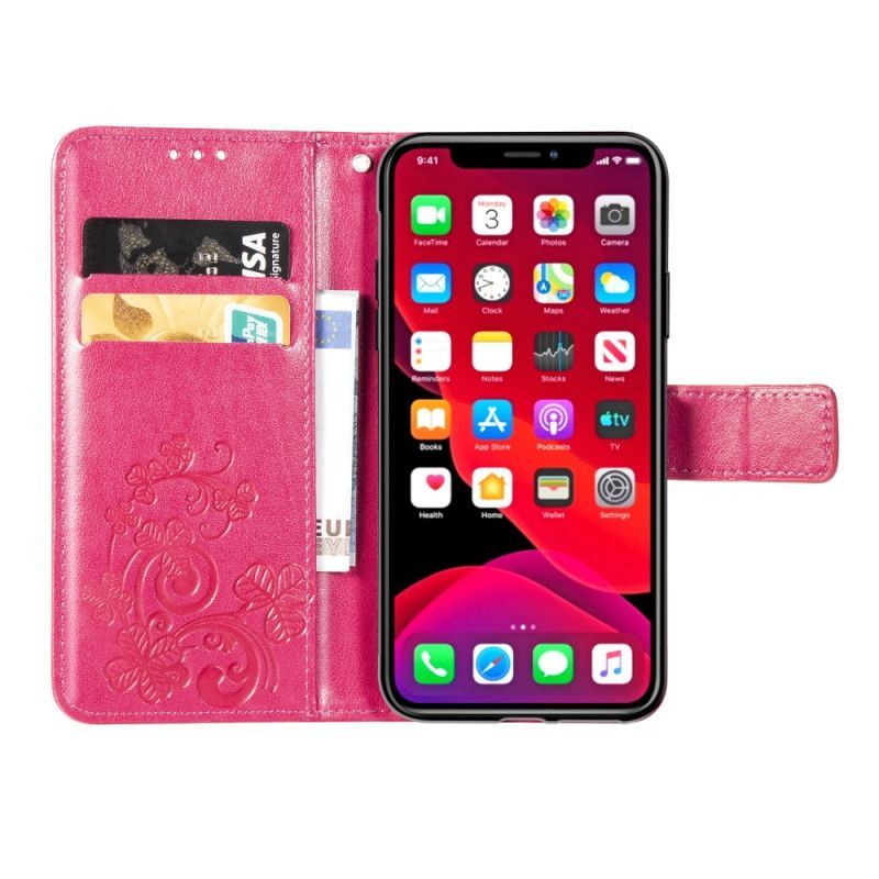 Kožený Kryt Iphone 11 Pro Čtyřlístek