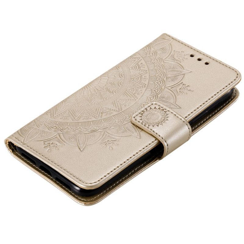 Kožený Kryt Iphone 11 Pro Max Sluneční Mandala