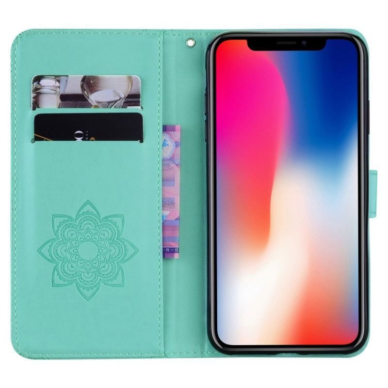 Kožený Kryt Iphone 12 Mini Mandala Sova A Kouzlo