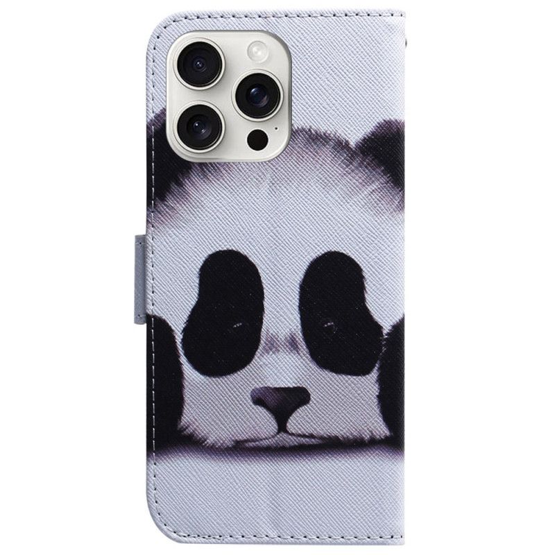 Kožený Kryt iPhone 16 Pro Panda