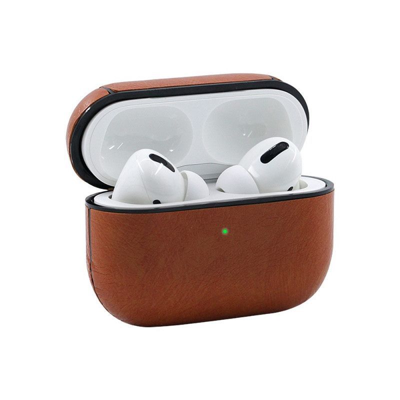 Kryt Airpods Pro Kožený Styl S Karabinou