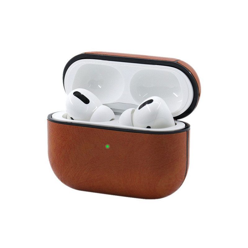 Kryt Airpods Pro Kožený Styl S Karabinou