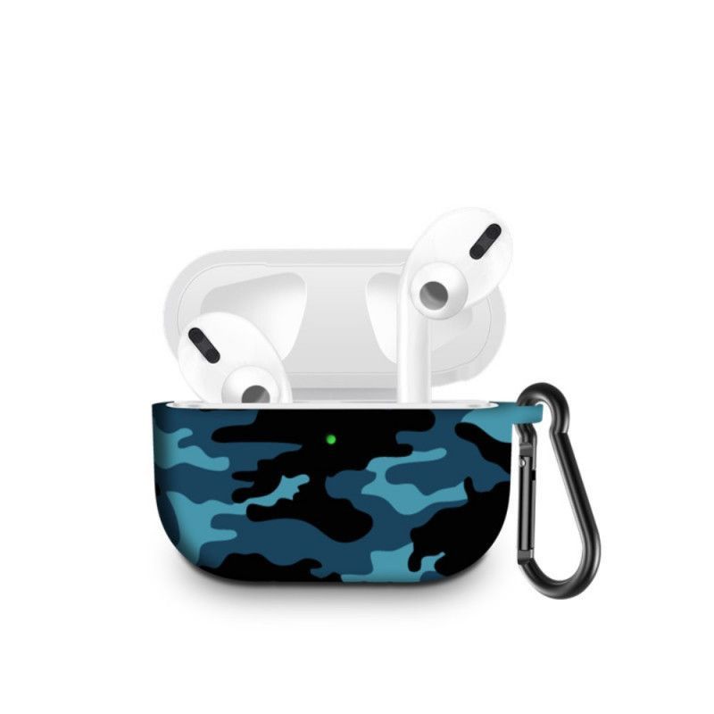 Kryt Airpods Pro Silikonová Kamufláž S Karabinou