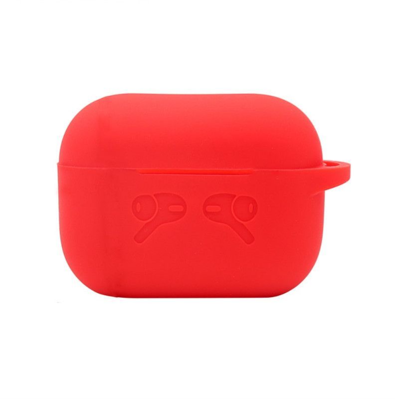 Kryt Airpods Pro Silikonové Čisté Barvy S Karabinkou