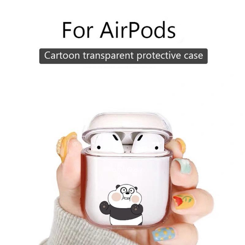 Kryt Airpods Série Zvířat Čirý Silikon