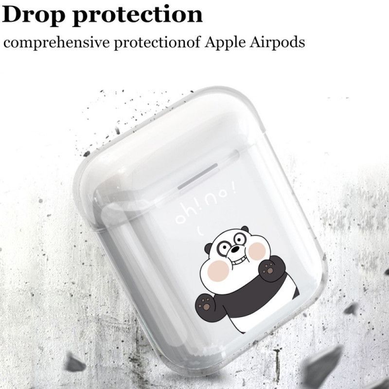 Kryt Airpods Série Zvířat Čirý Silikon