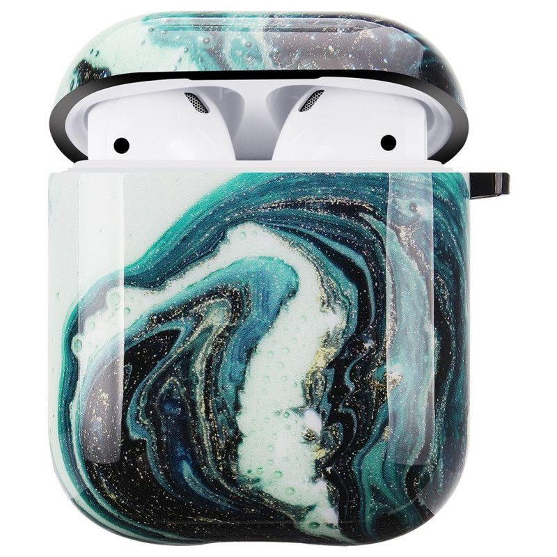 Kryt Airpods Tuhý Mramor