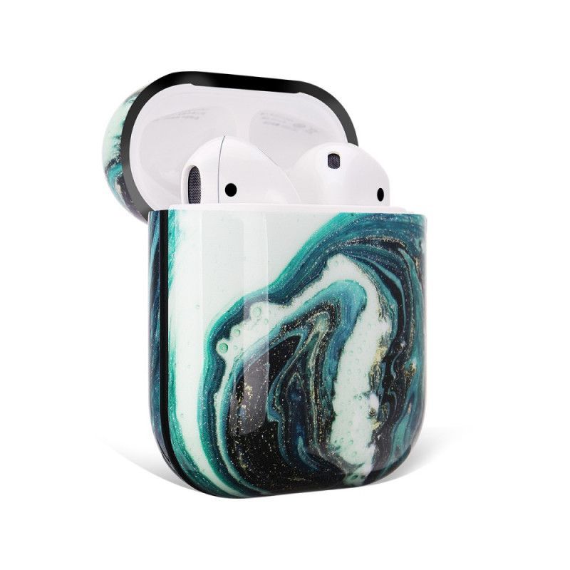 Kryt Airpods Tuhý Mramor