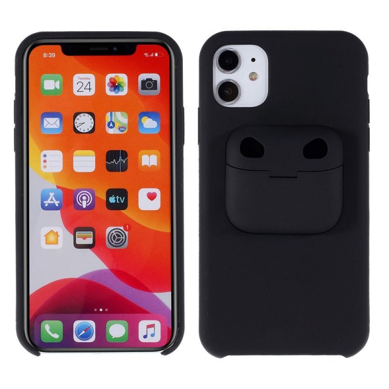 Kryt Iphone 11 / Airpods Pro Silikon 2v1