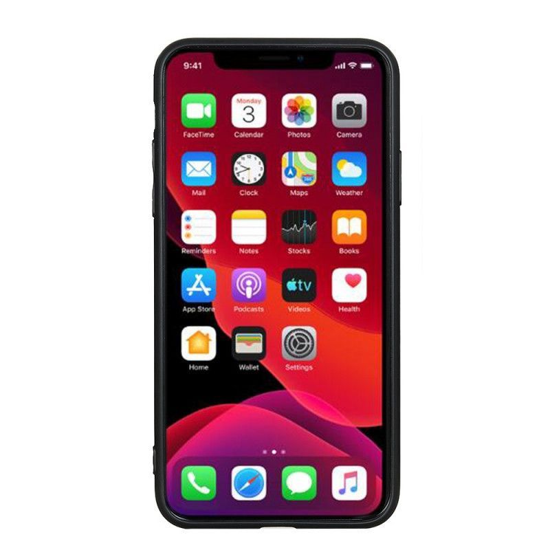 Kryt Iphone 11 Efekt Prémiové Kůže