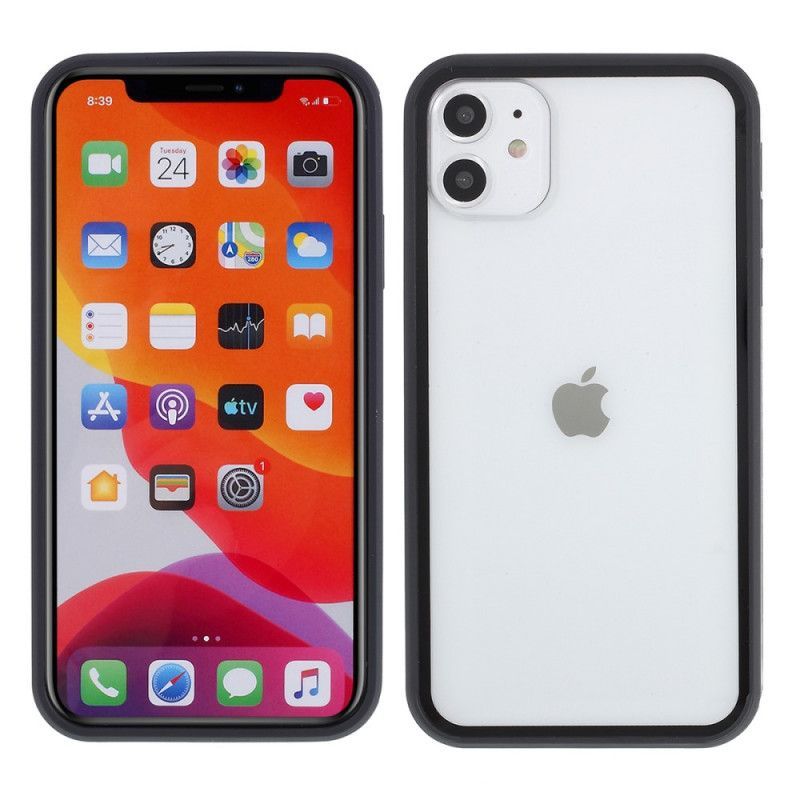 Kryt Iphone 11 Hybridní Design Silikonového Ráfku