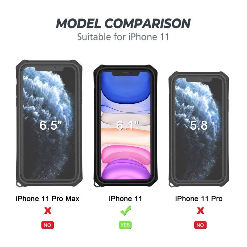 Kryt Iphone 11 Odnímatelný Držák Kroužku