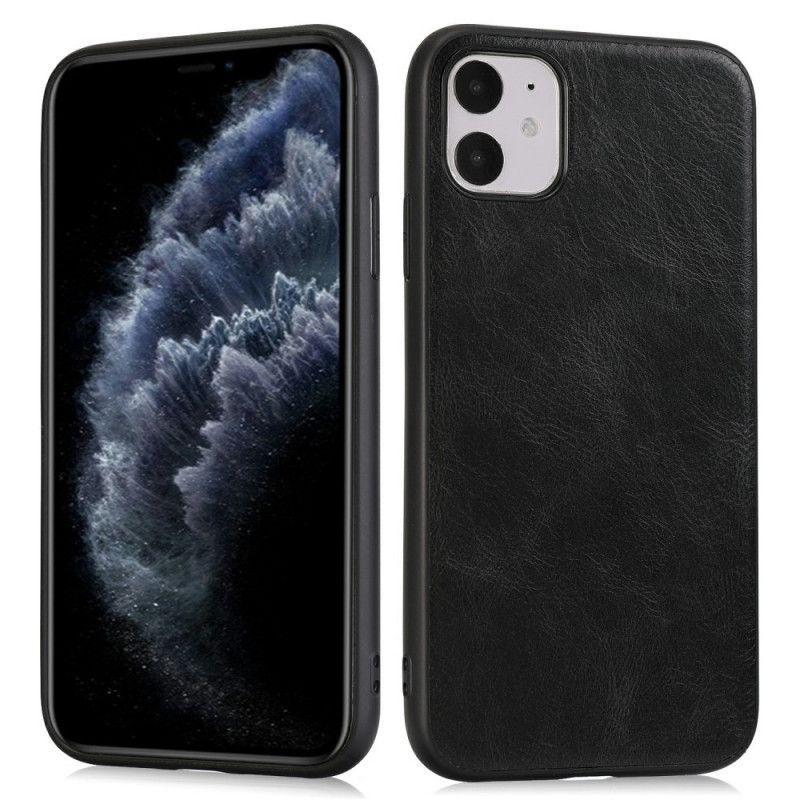 Kryt Iphone 11 Pro Efekt Elegantní Kůže