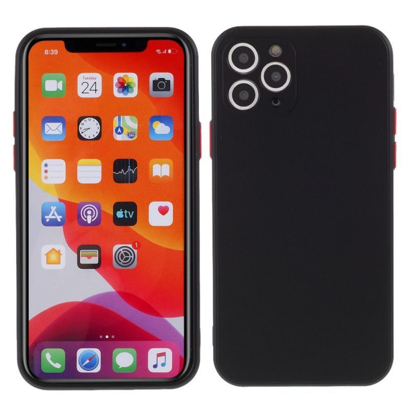 Kryt Iphone 11 Pro Flexibilní Silikonové Barevné Knoflíky