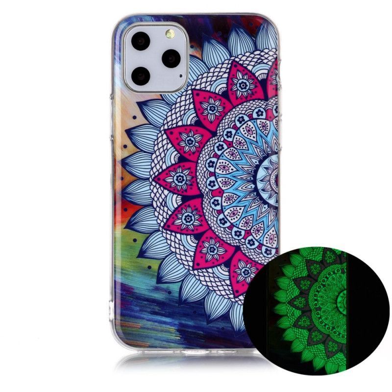 Kryt Iphone 11 Pro Fluorescenční Barevná Mandala