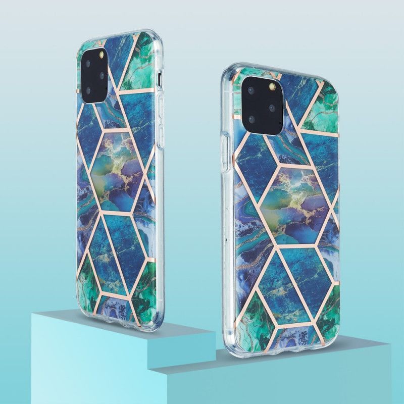 Kryt Iphone 11 Pro Honosný Geometrický Mramor