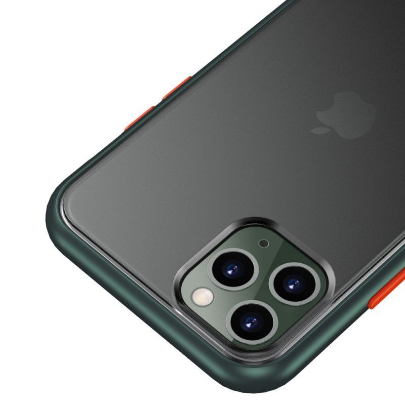 Kryt Iphone 11 Pro Max Barevný Knoflíkový Hybrid