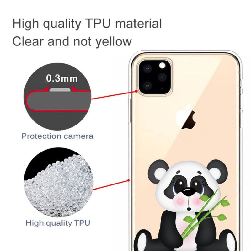 Kryt Iphone 11 Pro Max Průhledná Smutná Panda