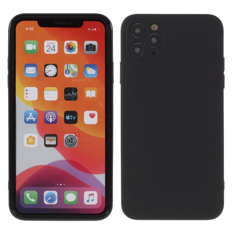 Kryt Iphone 11 Pro Max Pružný Silikonový Mat