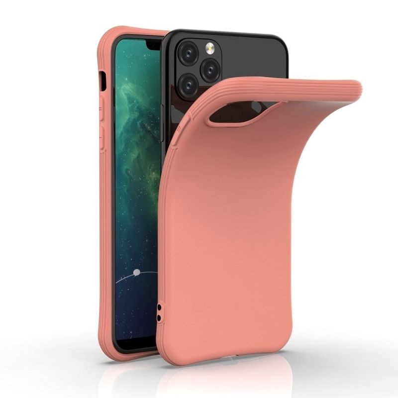 Kryt Iphone 11 Pro Max Pružný Silikonový Mat