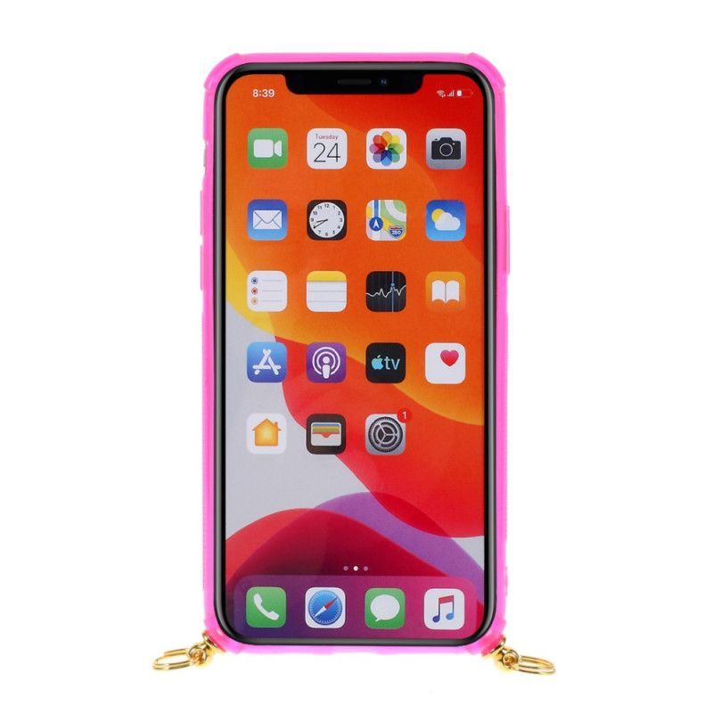 Kryt Iphone 11 Pro Max Šňůra S Držákem Karty