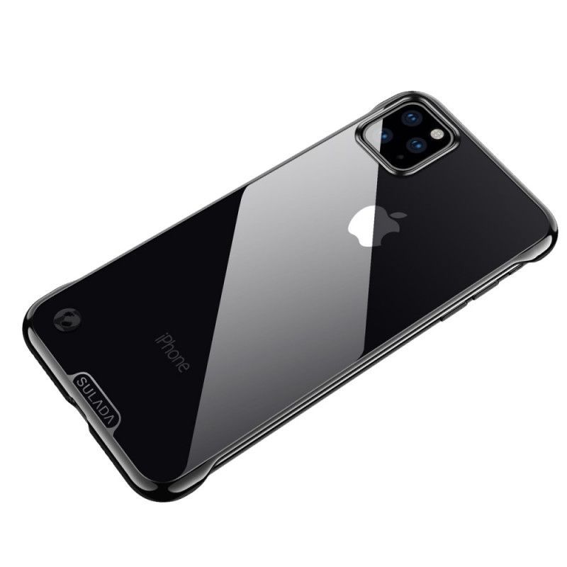 Kryt Iphone 11 Pro Max Sulada Transparentní A Kovový Efekt