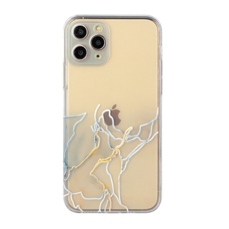 Kryt Iphone 11 Pro Max Umělecký Pružný Silikon