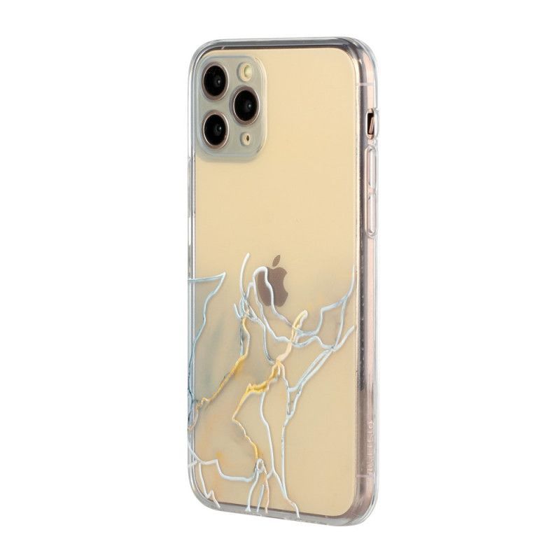 Kryt Iphone 11 Pro Max Umělecký Pružný Silikon