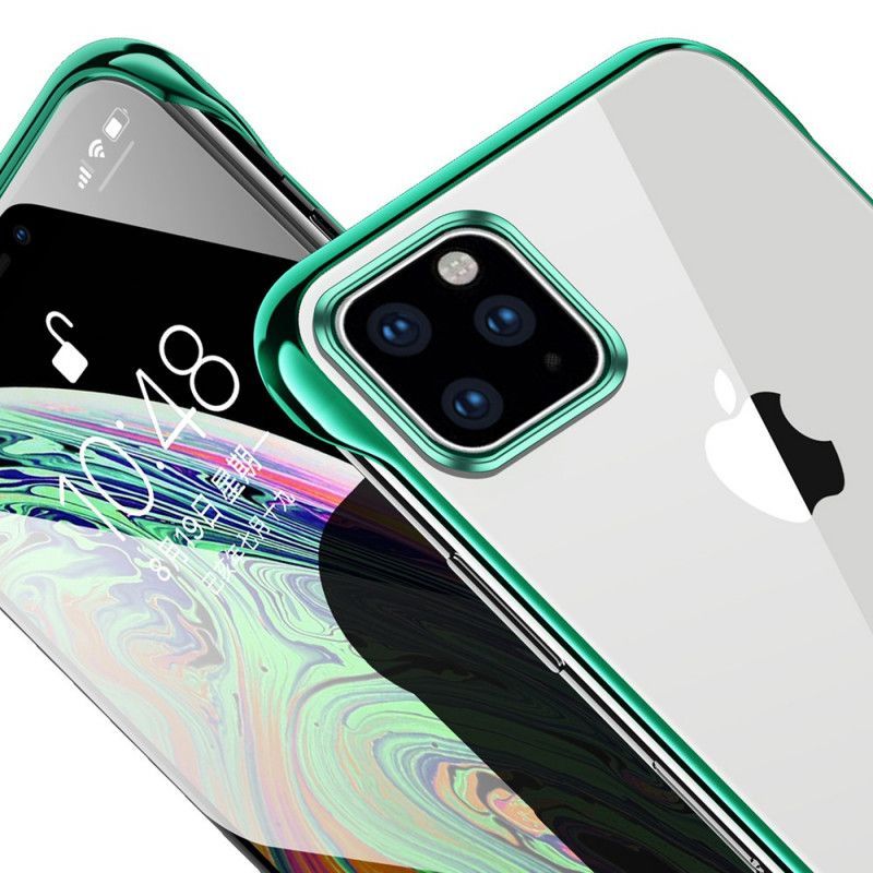 Kryt Iphone 11 Pro Sulada Transparentní A Kovový Efekt