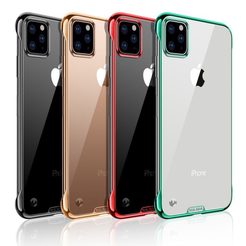 Kryt Iphone 11 Pro Sulada Transparentní A Kovový Efekt