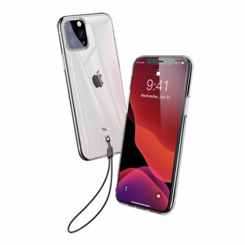 Kryt Iphone 11 Průhledná Základna S Páskem