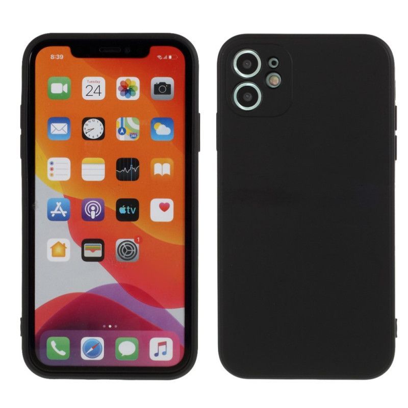 Kryt Iphone 11 Silikonová Matná Čistá Barva