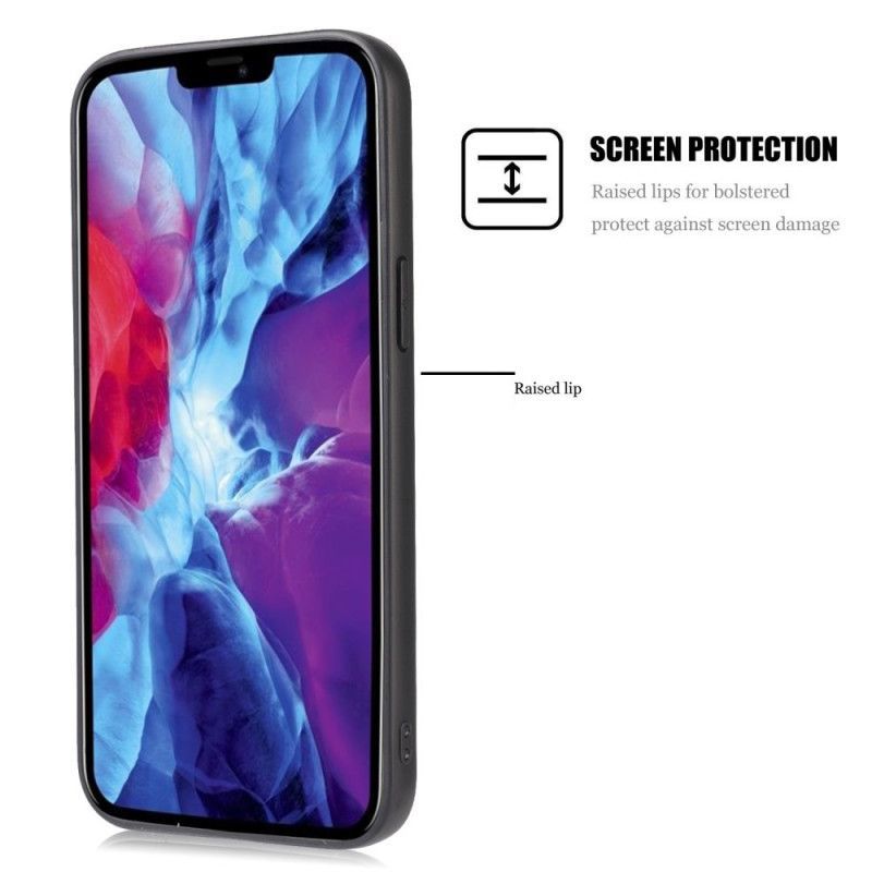 Kryt Iphone 12 Pro Max Efekt Elegantní Kůže