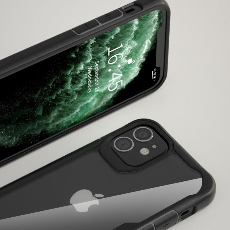 Kryt Iphone 12 Pro Max Průhledné Hybridní Silikonové Okraje