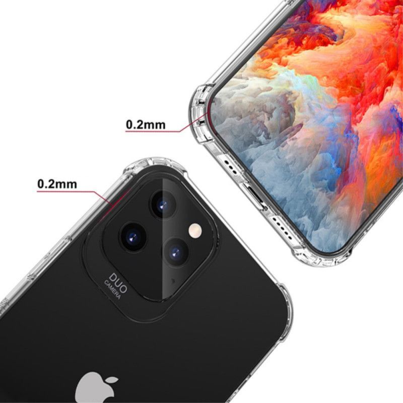 Kryt Iphone 12 / 12 Pro Vyztužená Průhledná Nxe