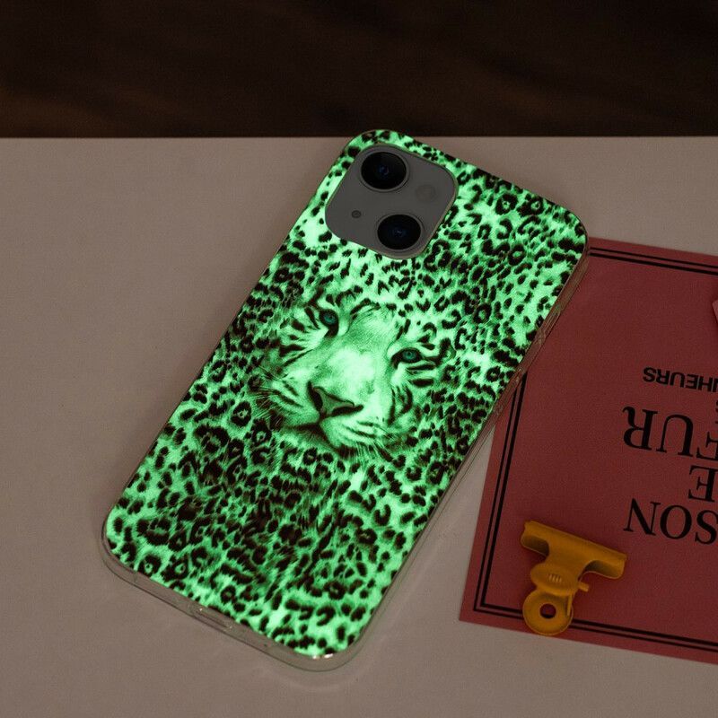 Kryt Iphone 13 Fluorescenční Leopard