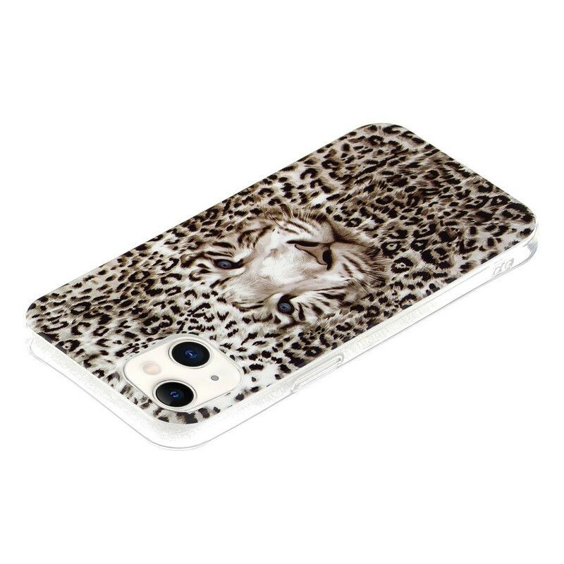 Kryt Iphone 13 Fluorescenční Leopard