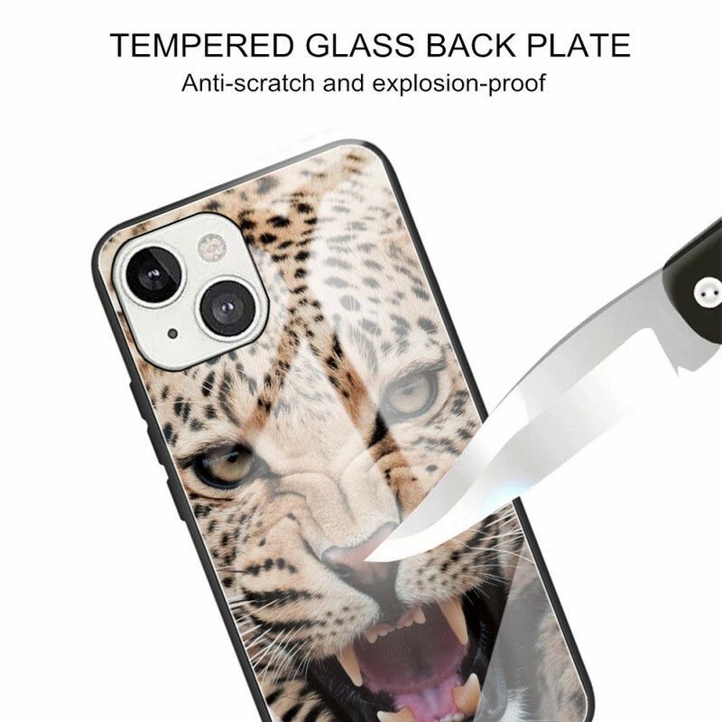 Kryt Iphone 13 Leopardí Tvrzené Sklo