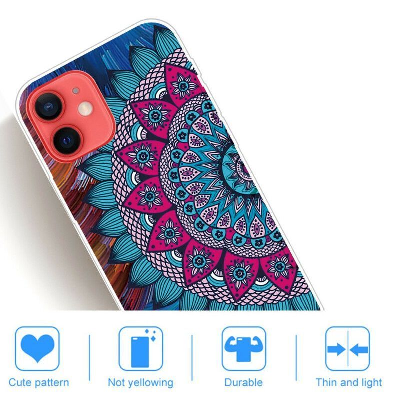 Kryt Iphone 13 Mini Barevná Mandala