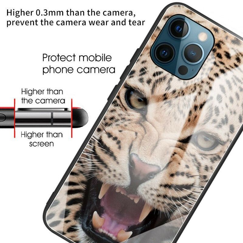 Kryt Iphone 13 Pro Leopardí Tvrzené Sklo