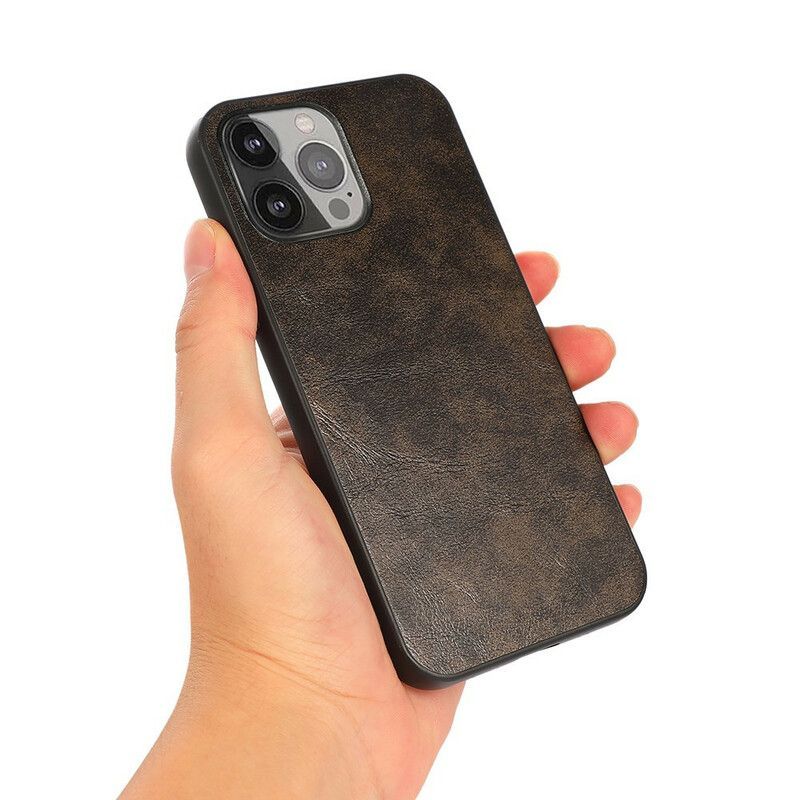 Kryt Iphone 13 Pro Max Obchodní Kožený Styl