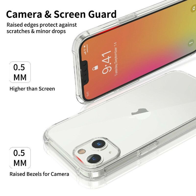 Kryt Iphone 13 Průhledný Leeu Design