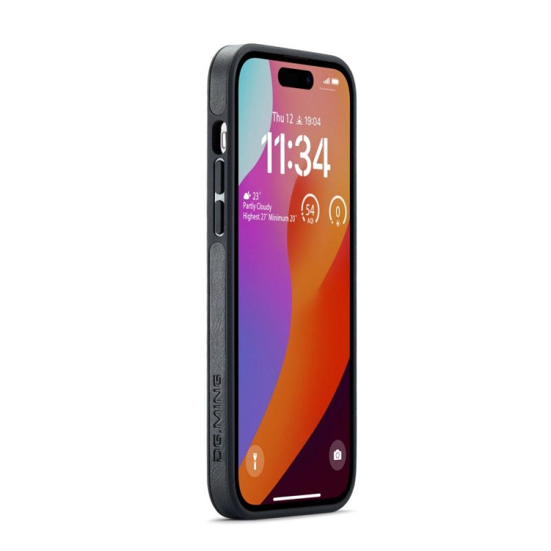 Kryt iPhone 16 Pro Max Kryty Na Mobil Kožený Efekt Dg.ming