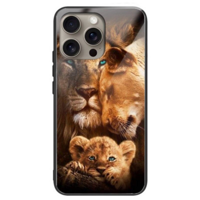 Kryt iPhone 16 Pro Max Kryty Na Mobil Tvrzené Sklo Lions