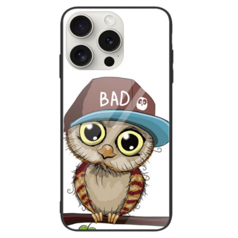 Kryt iPhone 16 Pro Max Tvrzené Sklo Bad Owl