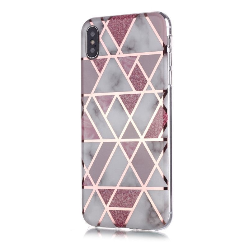 Kryt Iphone X / Design Mramorové Geometrie  XS