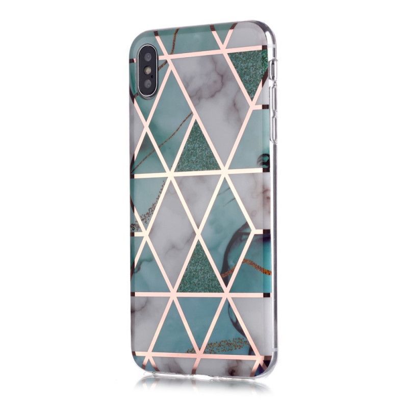 Kryt Iphone X / Design Mramorové Geometrie  XS