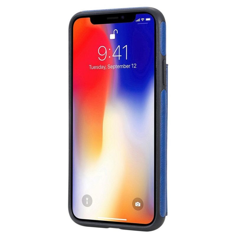 Kryt Iphone X Držák Karty Podpory Kočičího Tisku