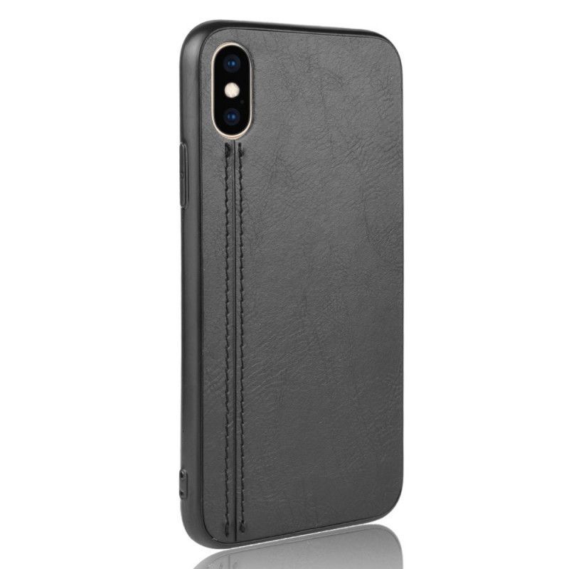 Kryt Iphone X / Kožený Šev  XS